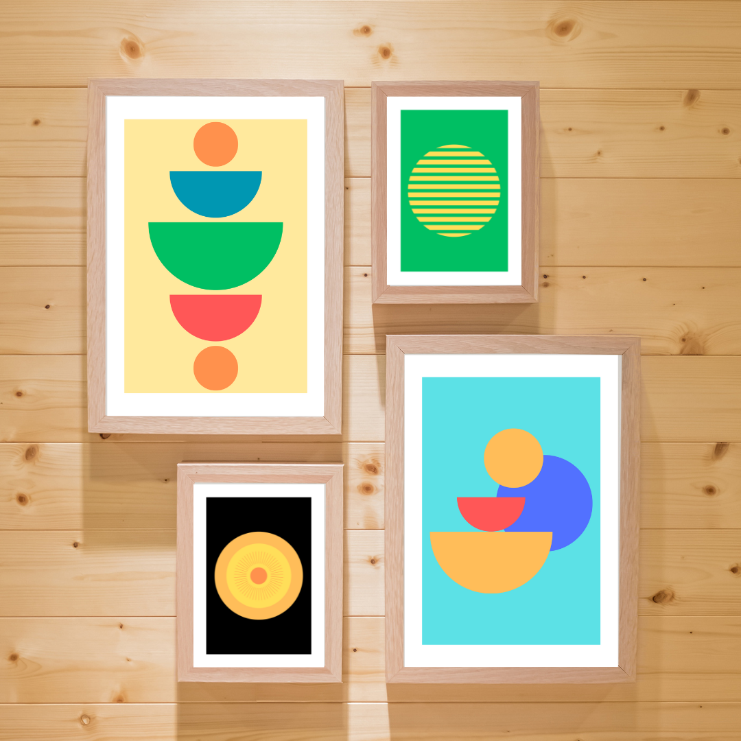 Boho Vibrance Digital Wall Art Prints