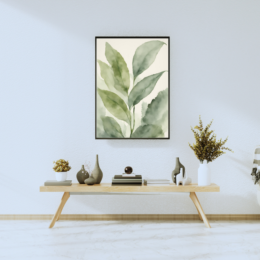 Botanic Leaves Digital Wall Art Prints