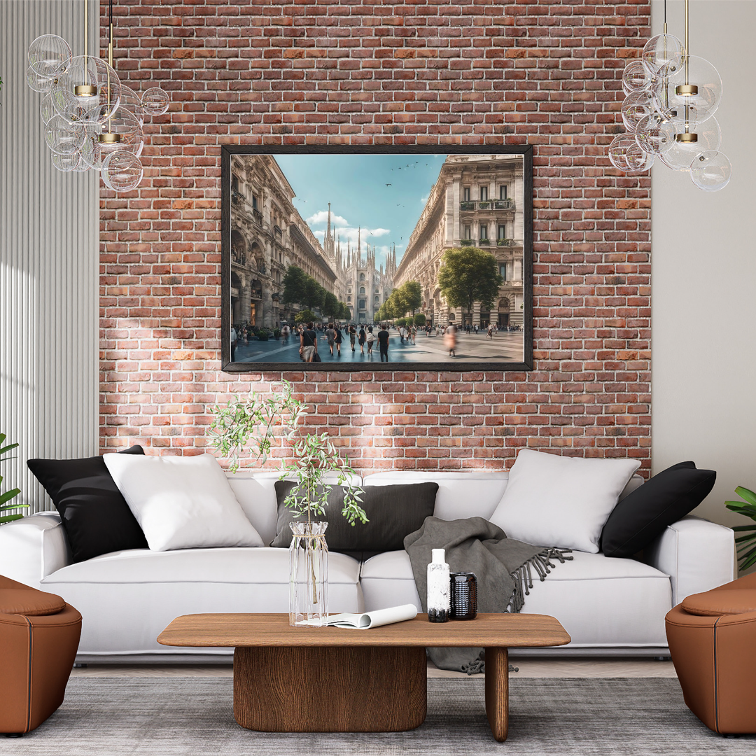 Duomo of Milan Cityscape Digital Wall Art Prints