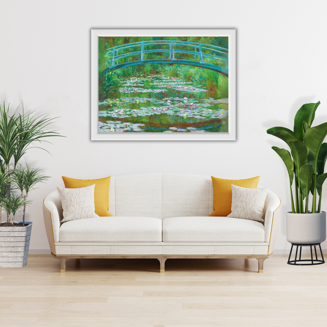 Claude Monet Footbridge Digital Wall Art Prints