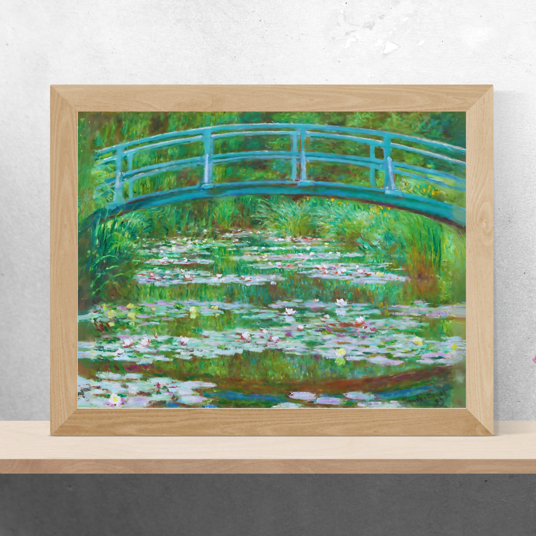 Claude Monet Footbridge Digital Wall Art Prints