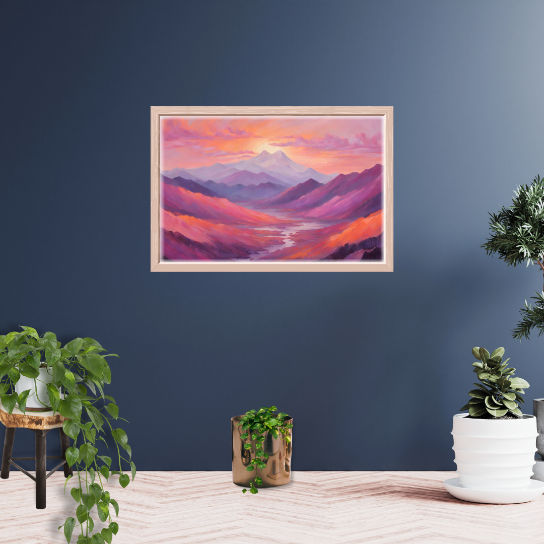 Dawn’s Embrace Landscape Digital Wall Art Prints