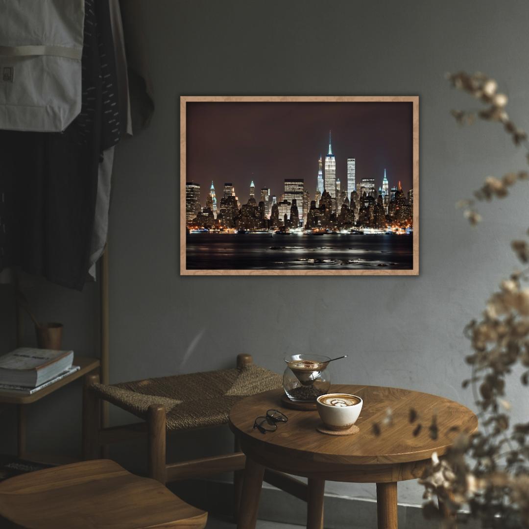 New York Skyline Cityscape Digital Wall Art Prints