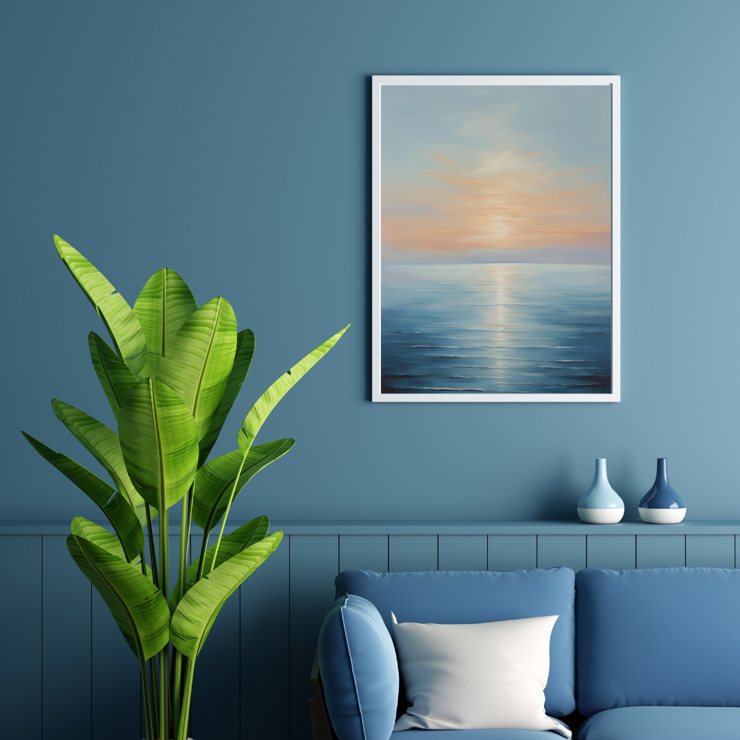 Azure Dreams Landscape Digital Wall Art Prints