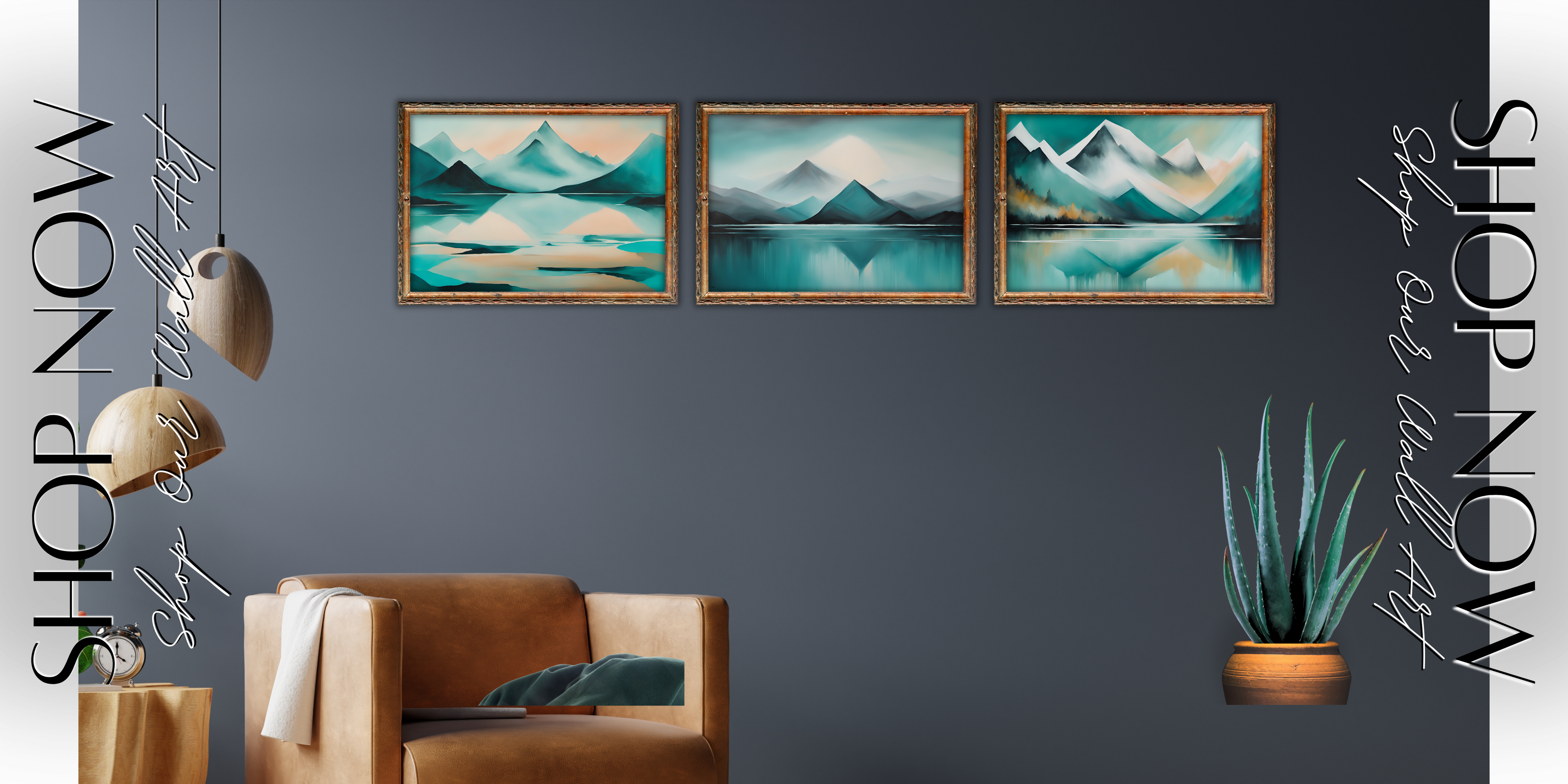 Abstract digital wall art mockup – 20% off printable art collection