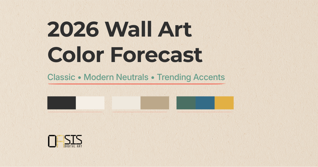 2026 Wall Art Color Forecast: Classic, Modern & Trending Palettes