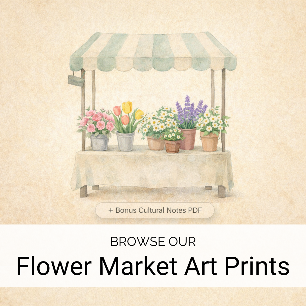 Flower Markets – Wall Art Prints + Stories From Around the World