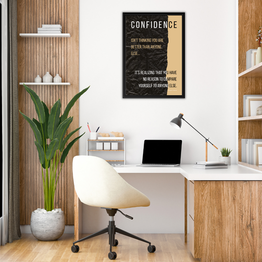Confidence Inspirational Digital Wall Art Prints