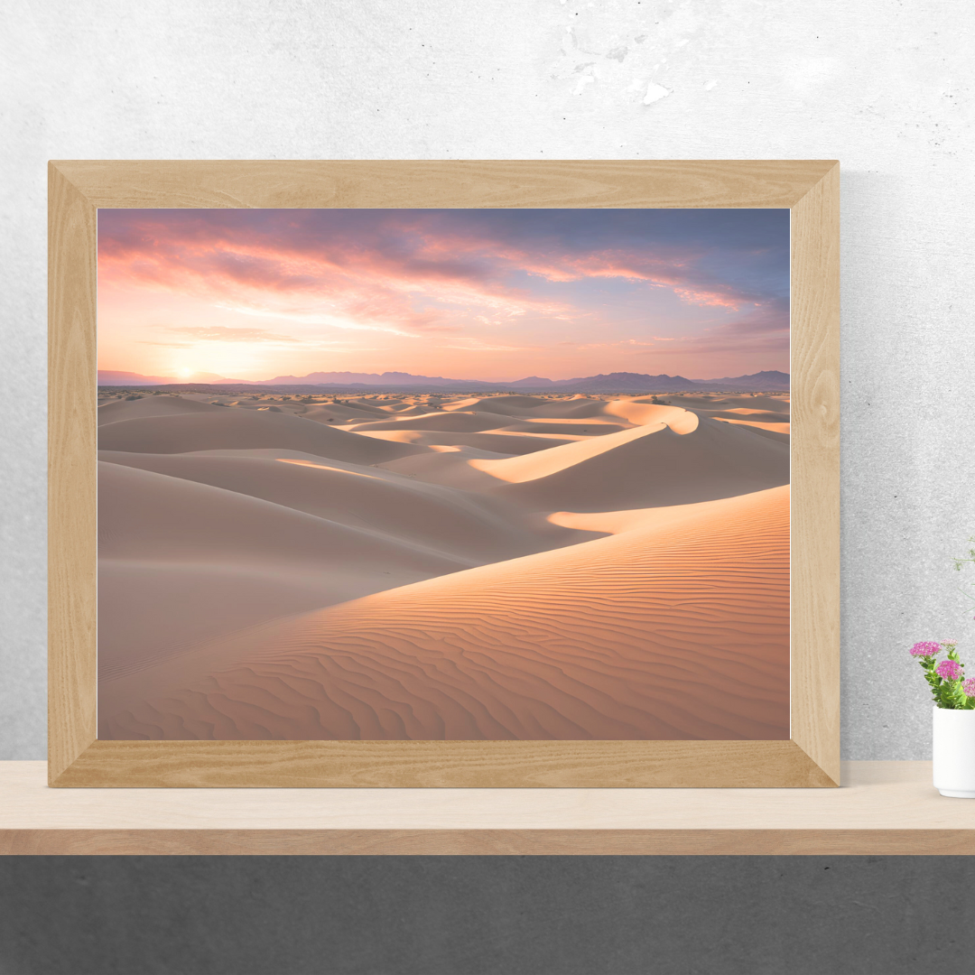 Desert Heat Landscape Digital Wall Art Prints