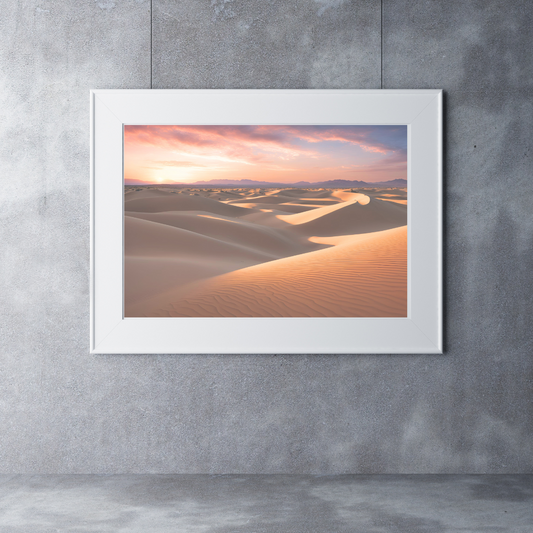 Desert Heat Landscape Digital Wall Art Prints