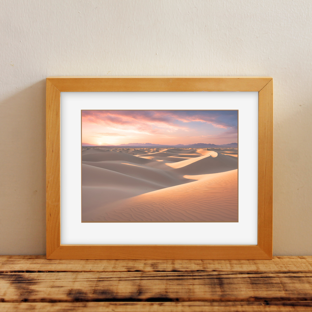 Desert Heat Landscape Digital Wall Art Prints