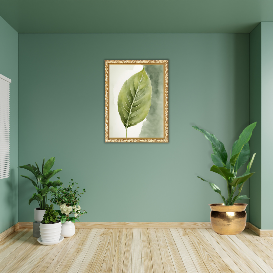Botanic Leaf Digital Wall Art Prints