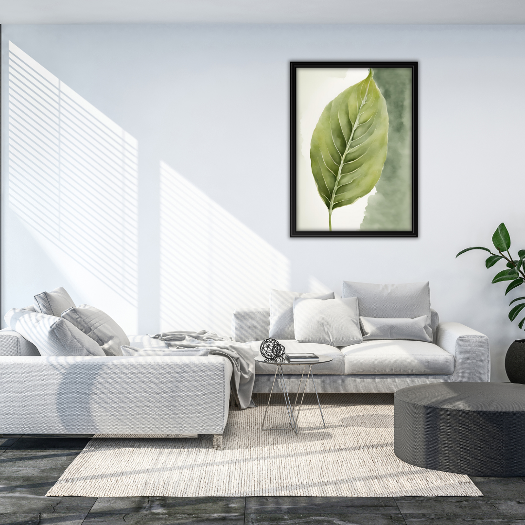 Botanic Leaf Digital Wall Art Prints