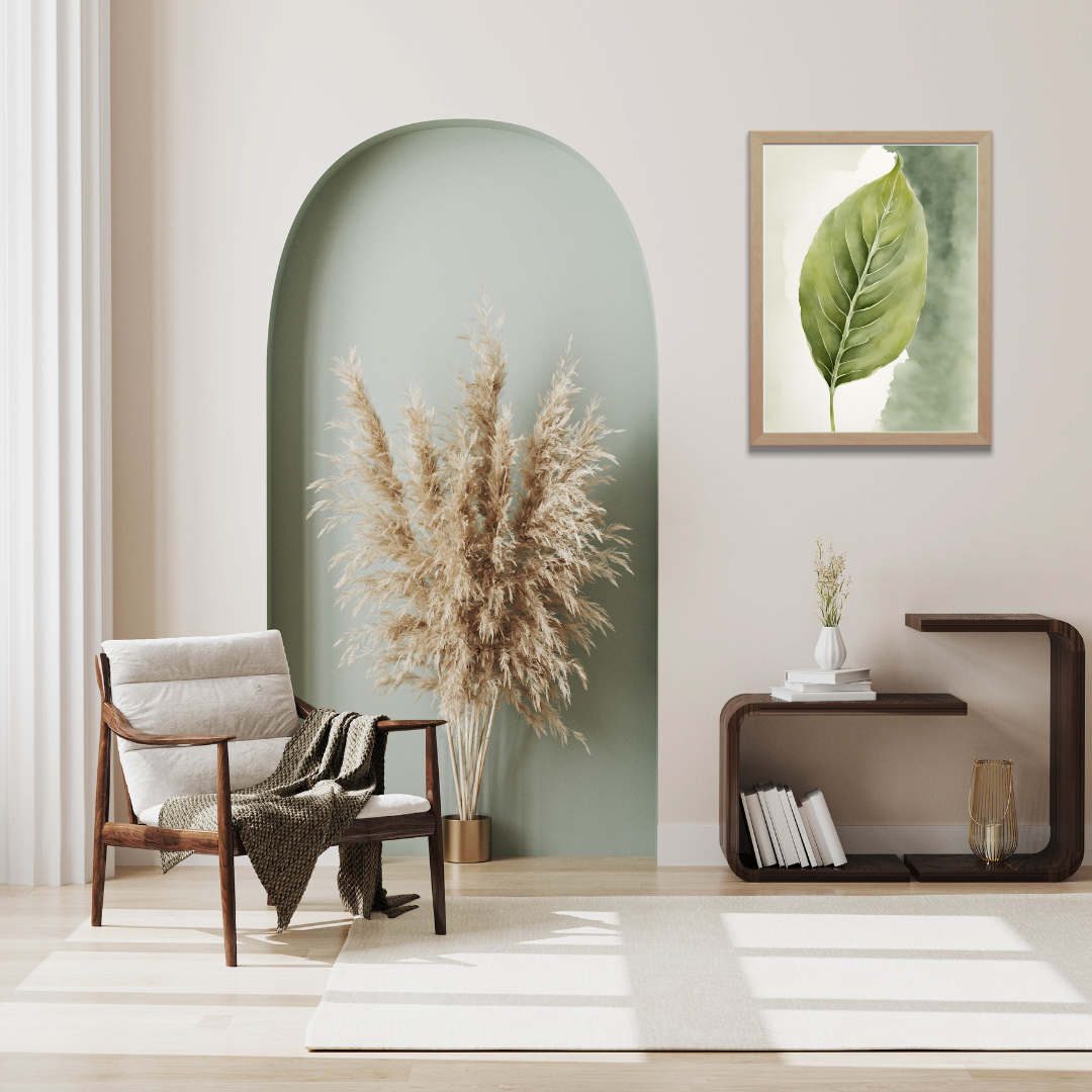 Botanic Leaf Digital Wall Art Prints