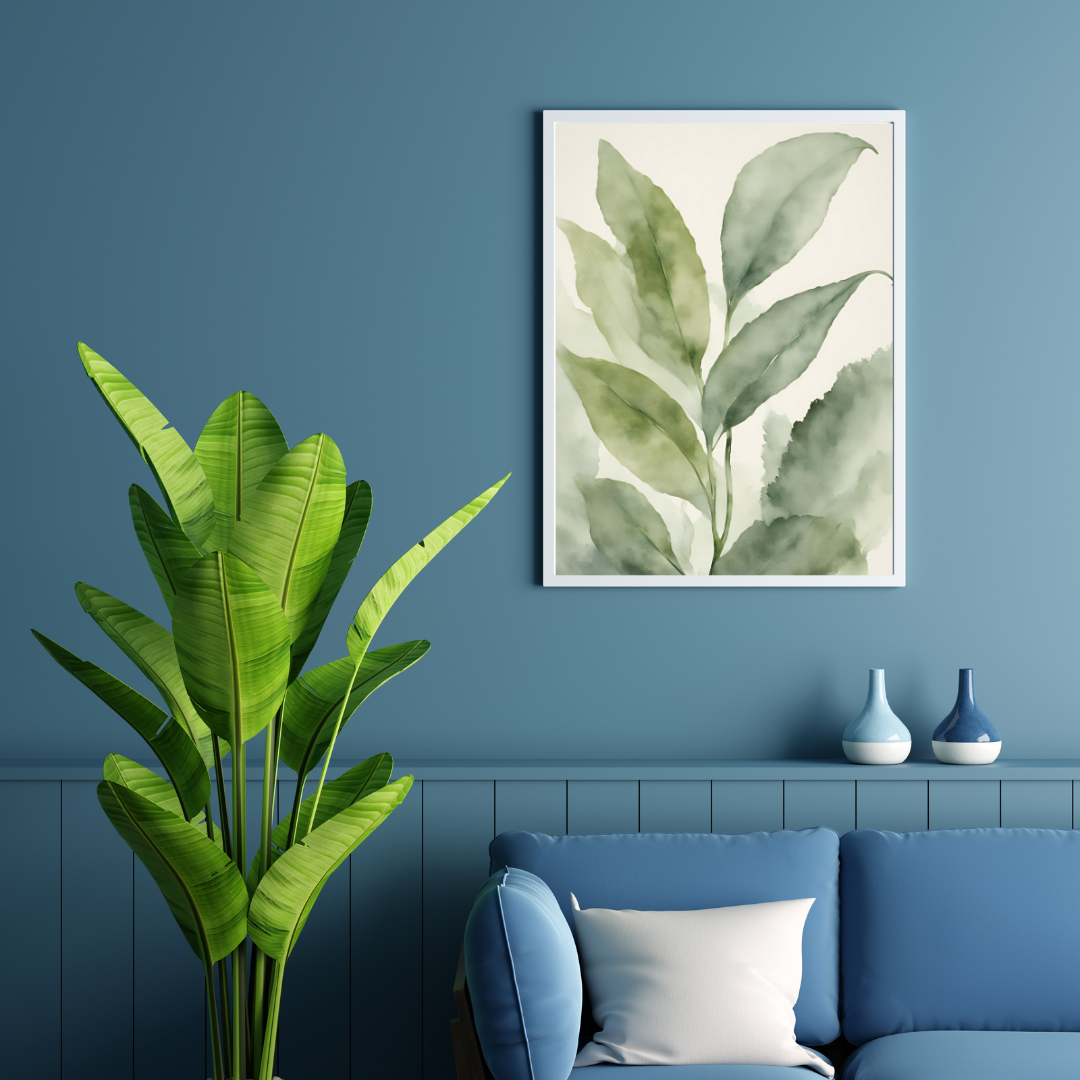 Botanic Leaves Digital Wall Art Prints