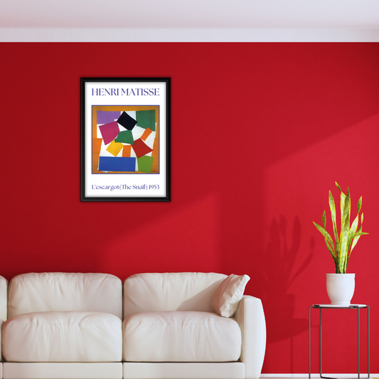 Henri Matisse L’escargot (The Snail) Digital Wall Art Prints