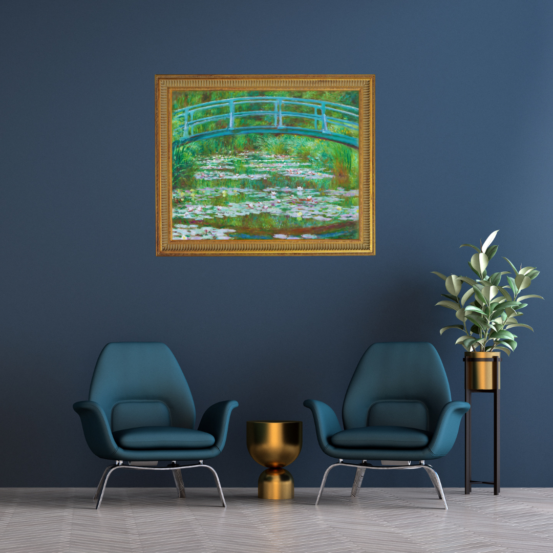 Claude Monet Footbridge Digital Wall Art Prints