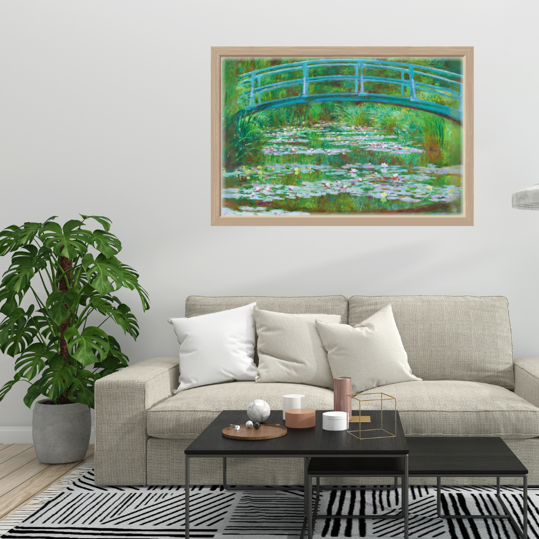 Claude Monet Footbridge Digital Wall Art Prints