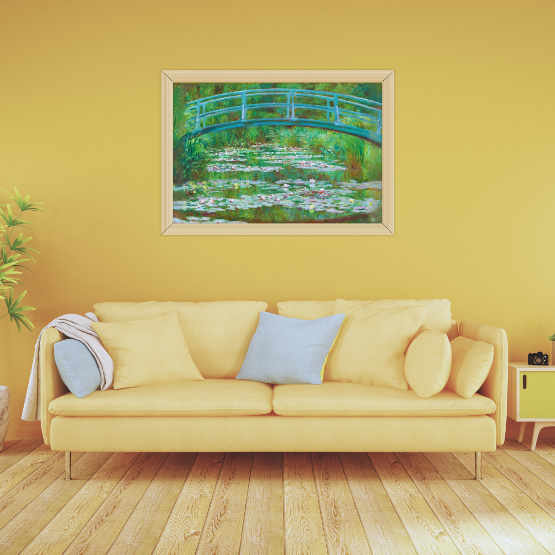 Claude Monet Footbridge Digital Wall Art Prints
