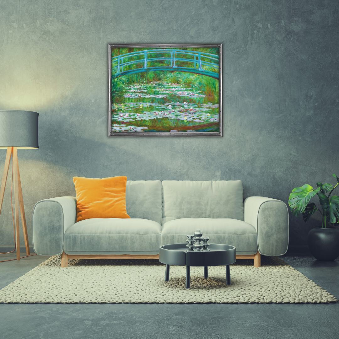 Claude Monet Footbridge Digital Wall Art Prints
