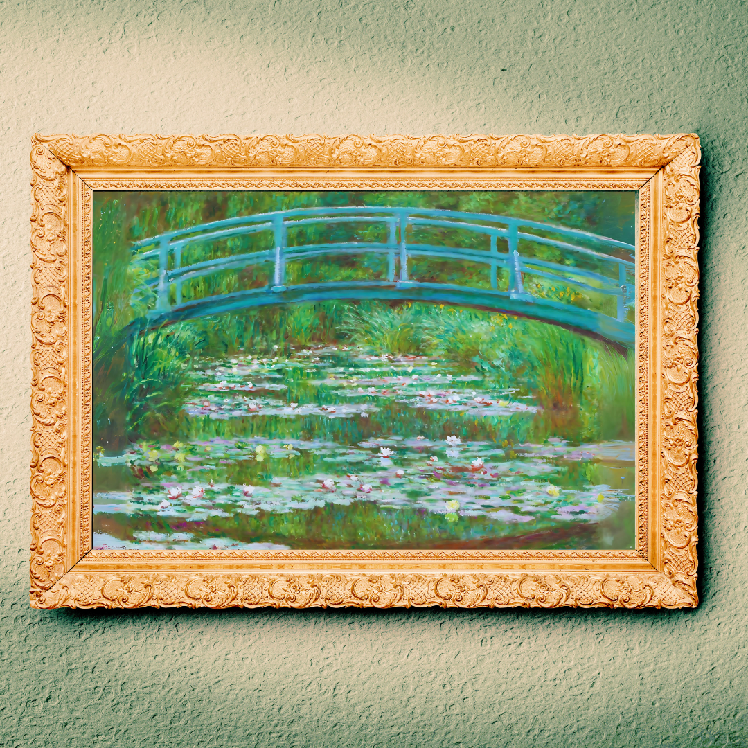 Claude Monet Footbridge Digital Wall Art Prints