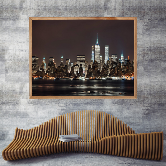 New York Skyline Cityscape Digital Wall Art Prints