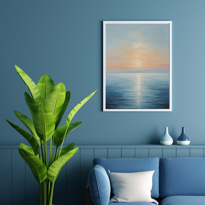 Azure Dreams Landscape Digital Wall Art Prints
