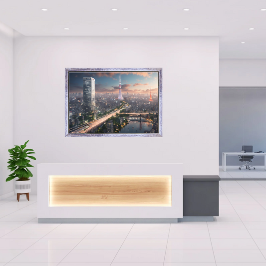 Tokyo Skyline Cityscape Digital Wall Art Prints